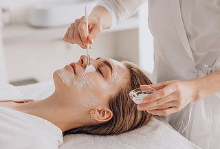 Después de la limpieza facial profunda