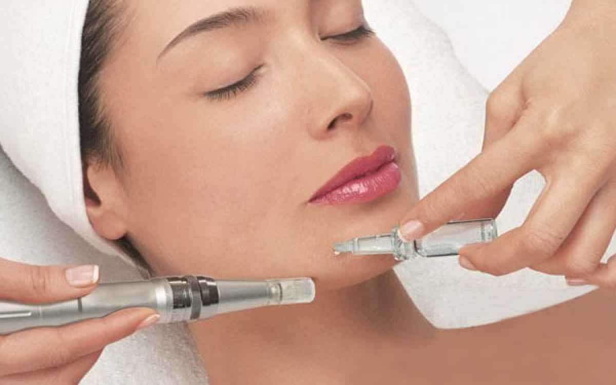 Antes de Microagujas Dermapen
